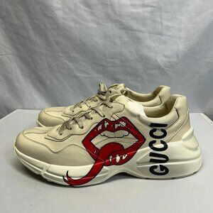 NWT Gucci Rhyton Chunky Sneaker with Mouth Graphic